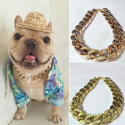 Cat Pet Accessories Chain Sale Collar 36cm  Pet Accessories Cool Punk Adjustable Dog  Jewelry Accessory