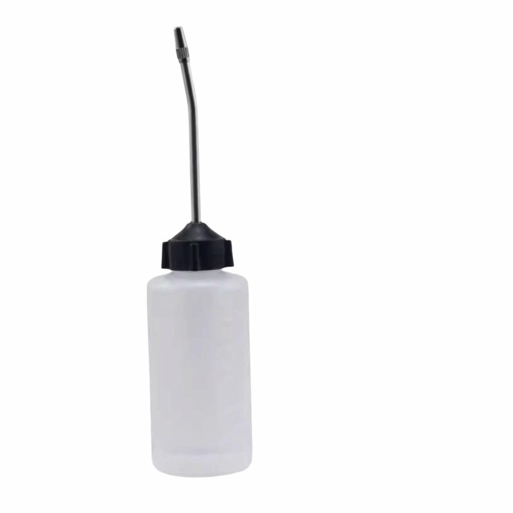4pcs Extended Spout Sewing Machine Oiler Plastic Squeeze Bottle For Household Machines