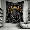 Dark Soul Wall Tapestry Aesthetic Wall Hanging Printed Fabric Blanket Decorative Tapestries for Bedroom Living Room Home Decor