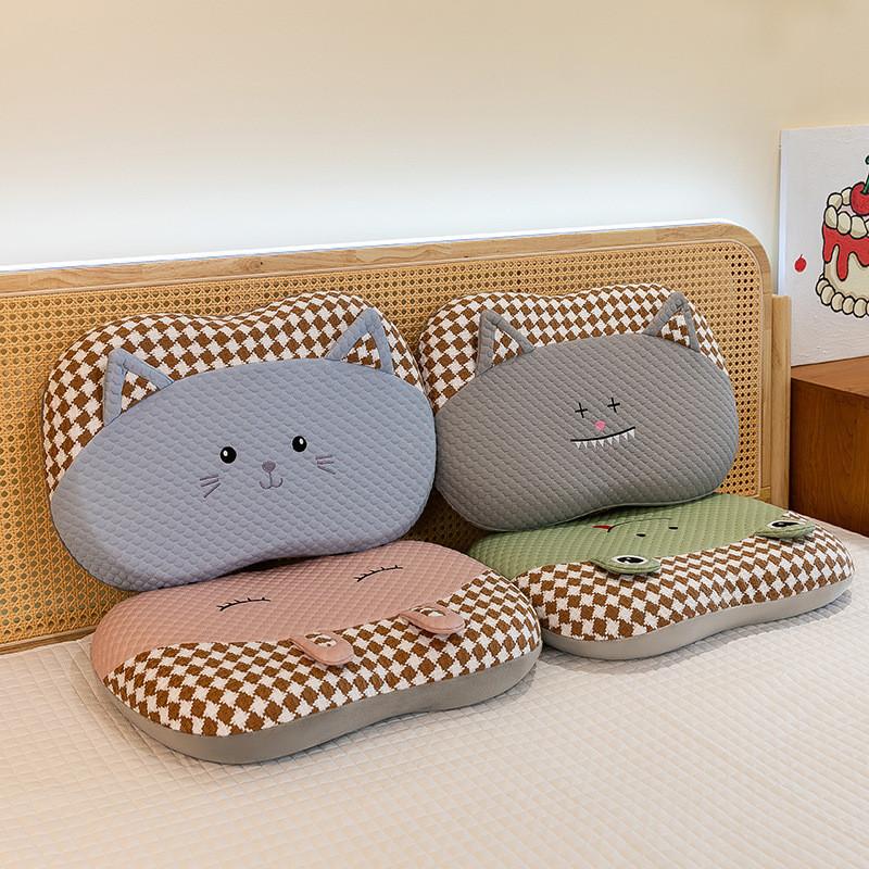 Frog Rabbit Cat Bear Plush Back Cushion Pillow Bedroom Decoration Cartoon Gift