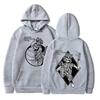 Punk Skeleton Graphic Hoodie Men Streetwear Casual Long Sleeve Pullover Hooded Sweatshirt