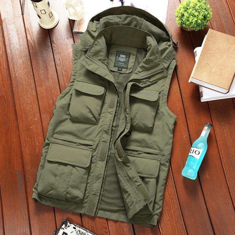 Spring and Autumn Men's Thin Jacket, Outdoor Mountaineering Large Size Waterproof and Breathable Mesh Jacket