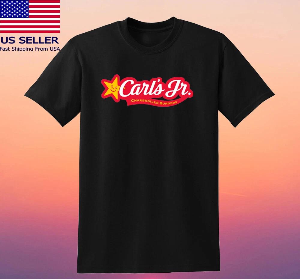 Carl s Jr Burgers Men s Black Size S-5XL 2XL
