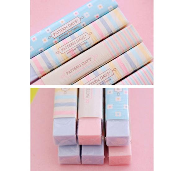 2 Stück Kawaii Cartoon Blume Radiergummis Gummi Farbig Schülergeschenk Schulsachen