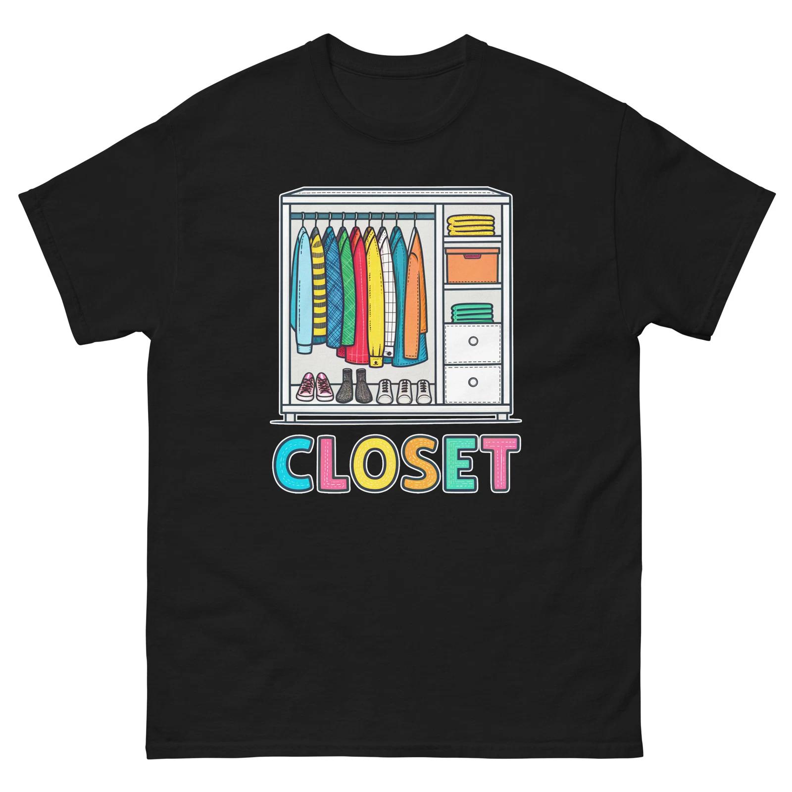 Closet Popular Illustration Object T-Shirt XL