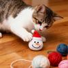 Pet Plush Interactive Playset, Plush Toys Include Christmas Trees, Snowmen, Penguins, Suitable For Pet Teeth Grinding And Interactive Play