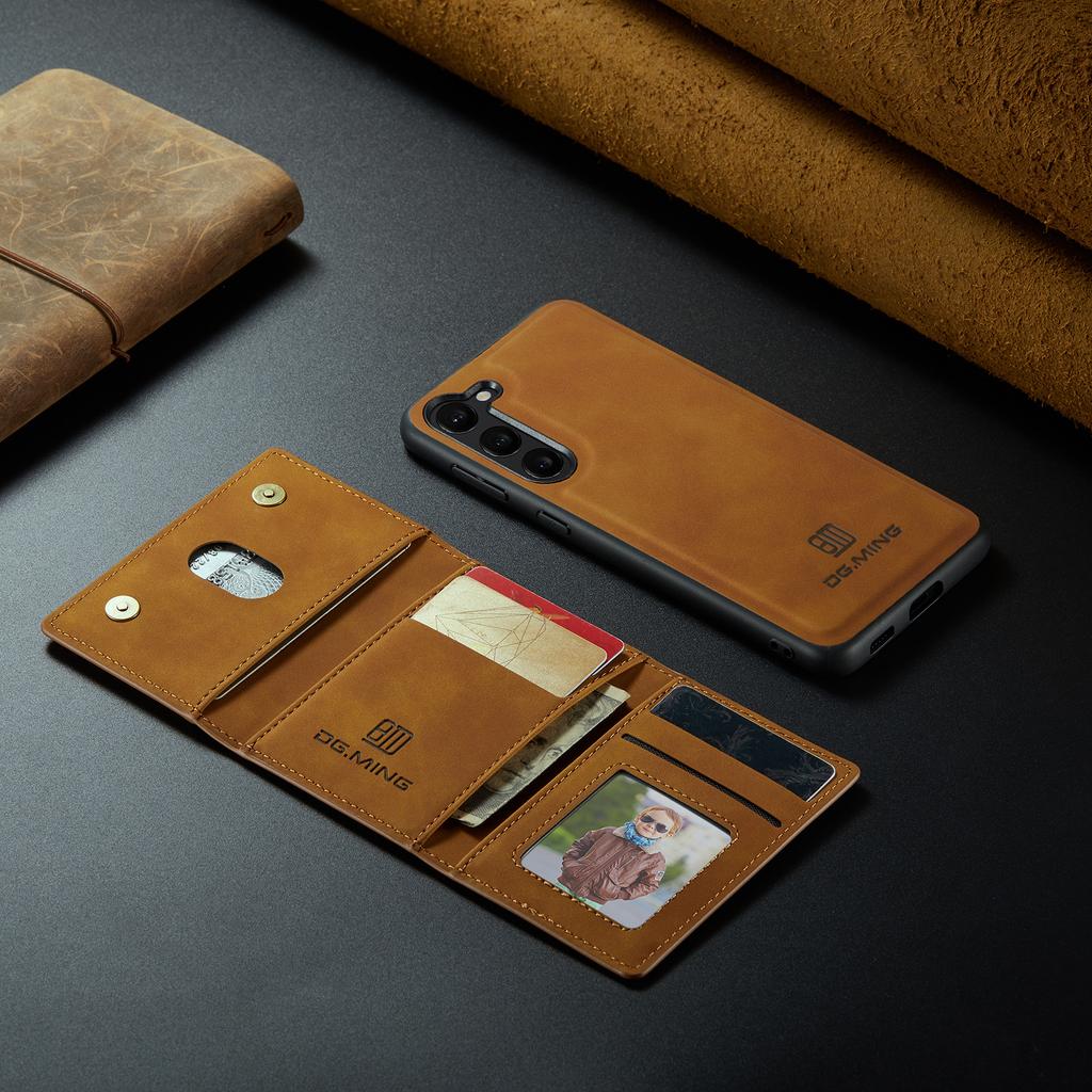 Étui portefeuille en cuir pour Samsung Galaxy S23 Ultra, S22, S20, S21, Fe, 5g, pliable, 4, 3, porte-cartes, accessoires de téléphone