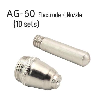 AG-60 Plasma Cutter Electrode and Nozzle Set (10 Pairs)