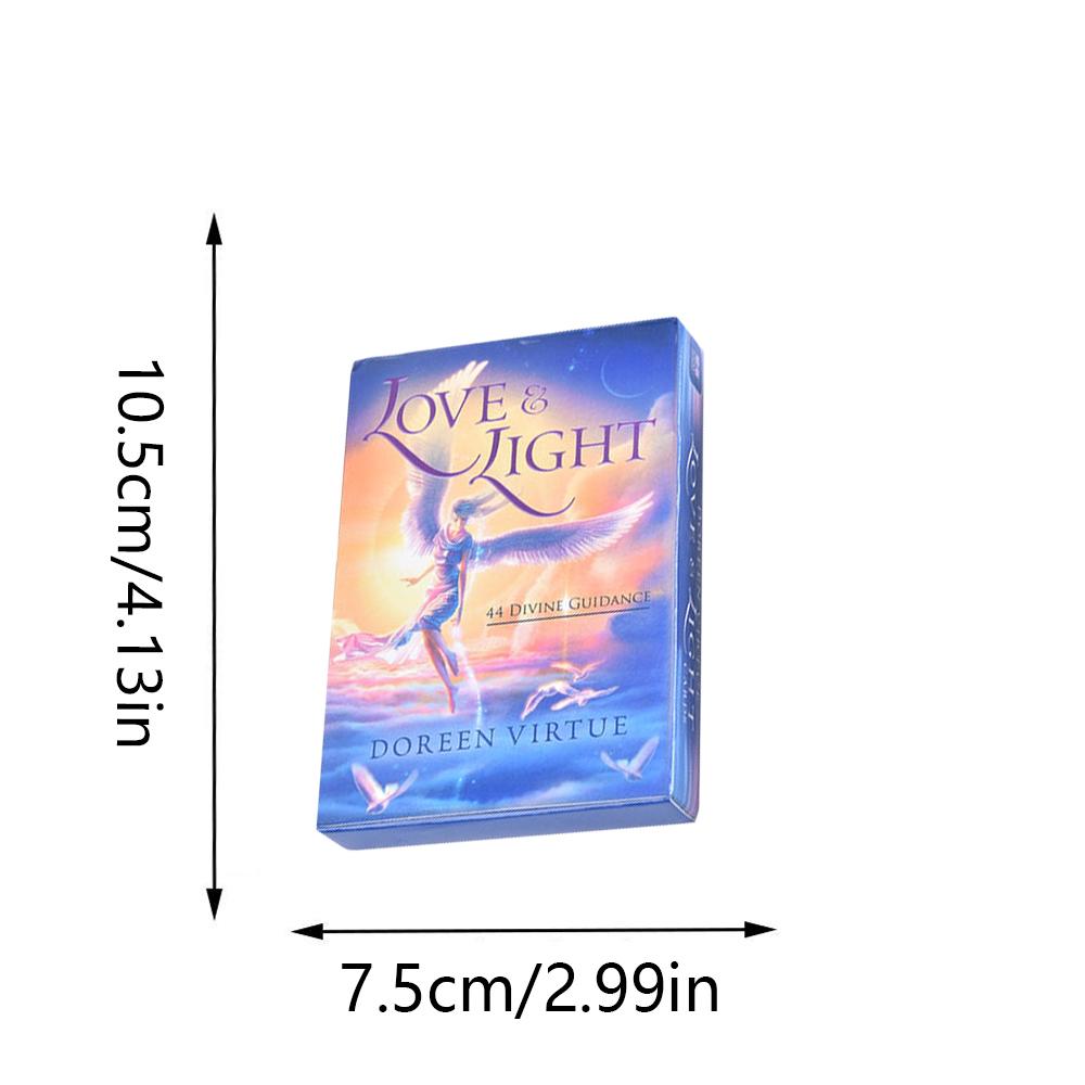 44 PCS Love Light Divine Guidance Oracle English Tarot Cards