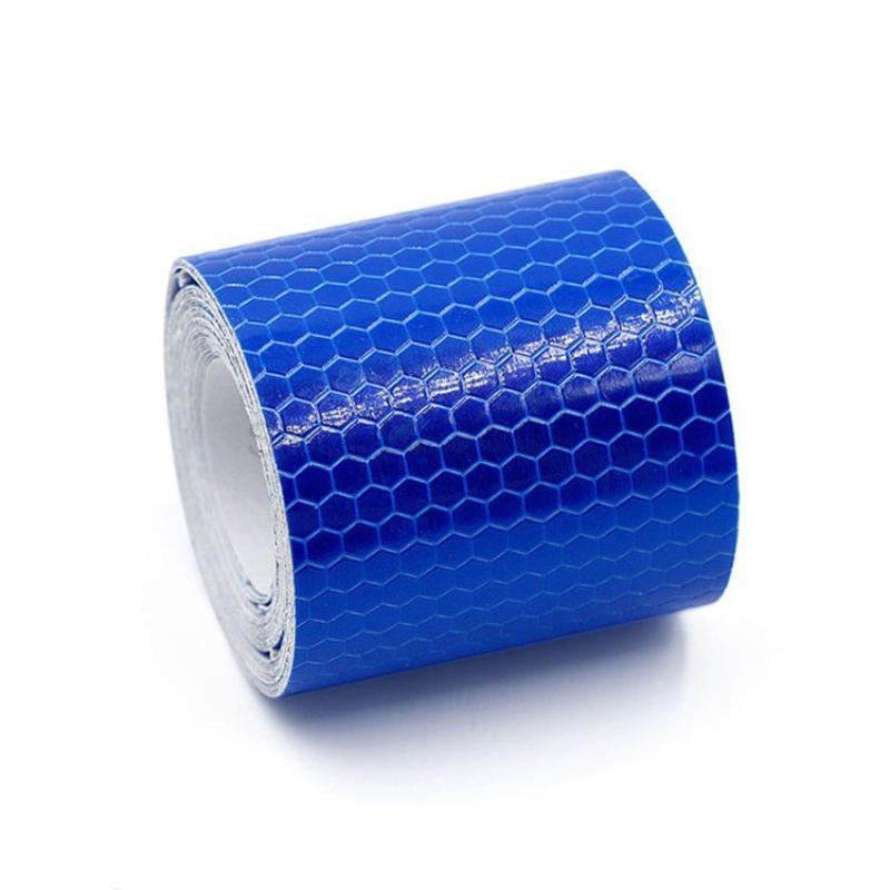 High Visibility Honeycomb Design Reflective Tape Waterproof Self-Adhesive for Bike Motorcycle Vehicle Safety
