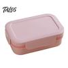 Food Grade Plastic Bento Microwave Safe Lunch Box with Utensils, Multi Compartment for Adults, Daily Meal Prep Workers Portable Container Leak-Proof