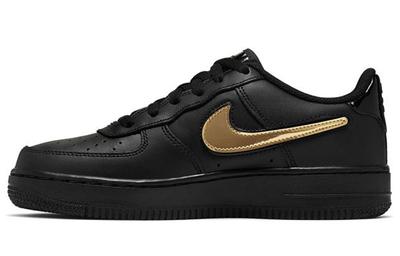 Air Force 1 LV8 3 'Removable Swoosh - Black' GS AR7446-001
