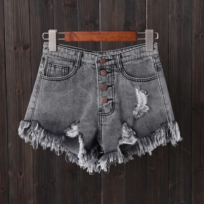 Large Size Women's Summer Wear New 20 Denim Shorts Wide Leg Pants Tide