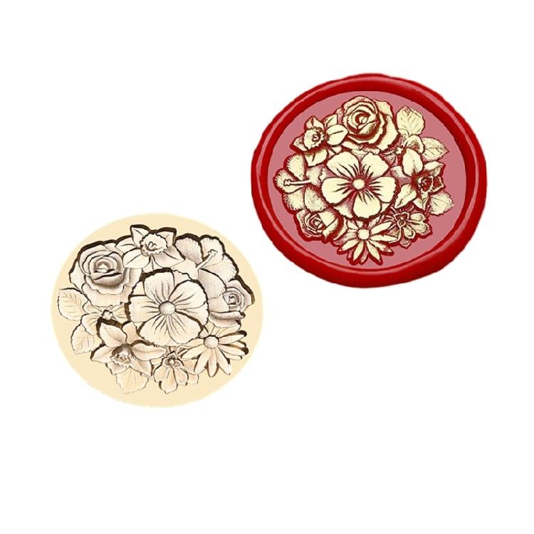 Brass Stamp Sealing Head for Envelopes Invitation Greeting Card Decorations Gift