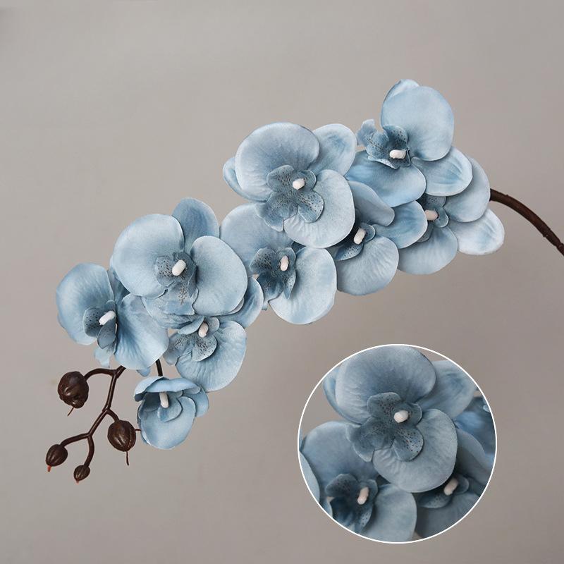 

1 шт. 69 см Искусственные ветки фаленопсиса для цветочной композиции, свадебной вечеринки, домашнего декора, стебли искусственной орхидеи с эффектом реального прикосновения