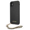 Guess Guhcn61Sasgbk Iphone 11 6,1 / Xrczarny/Black Hardcase Saffiano Chain