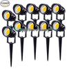 9W Low-Voltage 12V Outdoor COB Garden Pathway Light