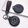 Key Holder Cover for Mercedes with Keychain For Smart 1 Smart 3 Anti-Scratch Anti-Shock Keychain Holder Anti-Scratch Guard Soft Grip Texture