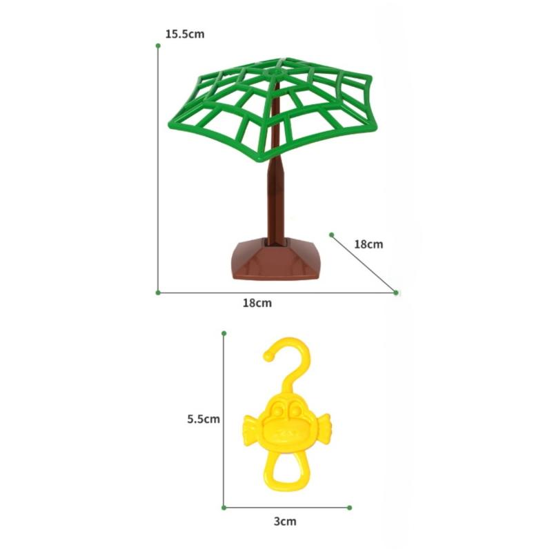

1 Set Desktop Game Balance Game Monkey Climbing Tree Educational Toys Gift For Toddler Creative Hanging Monkey Balance Toy