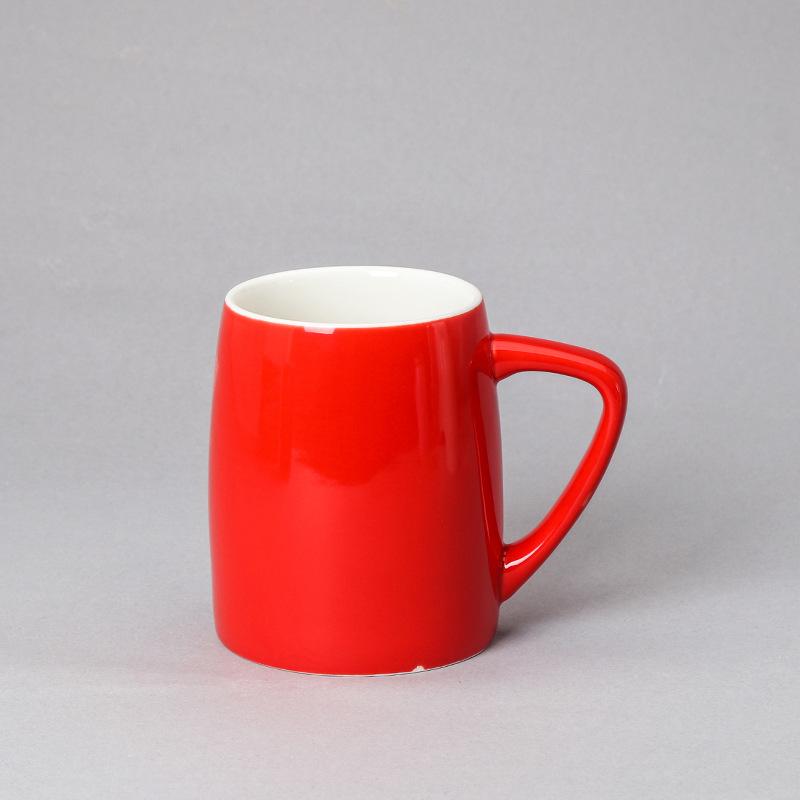 

Simple creative color ceramic mug breakfast milk office tea cup 401-500ml
