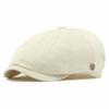 New Solid Color Painter Beret Hats Casual Mesh Octagonal Hat Breathable Duck Tongue Hat Outdoor