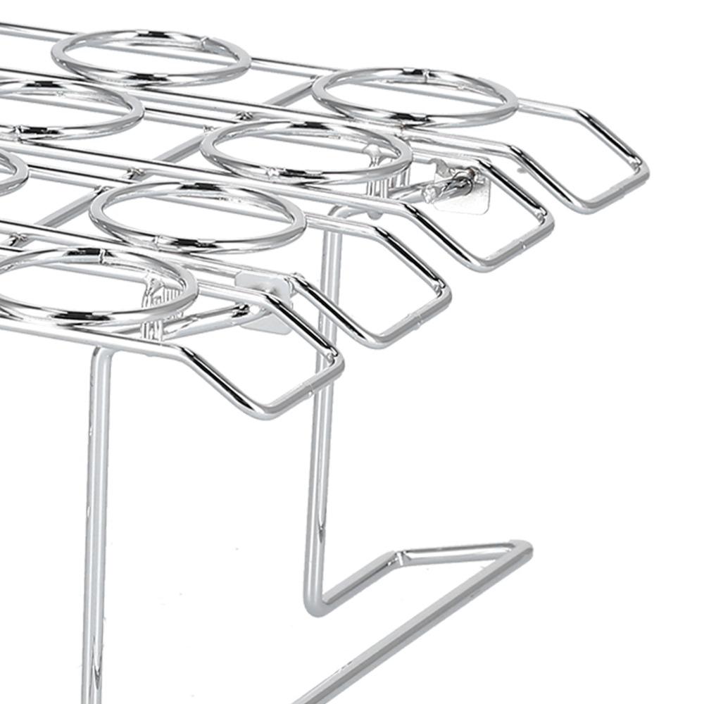 Stainless Steel Cupcake Cone Rack 16 Holes Cupcake Display Stand Ice Cream Cone Holder Display Use