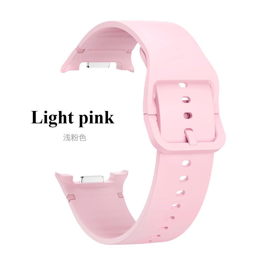 

Дышащие силиконовые ремешки для Samsung Galaxy watch 8 44мм 40мм Classic 46мм Сменный спортивный браслет correa для аксессуаров Galaxy watch Watch8/8Classic（22mm） розовый