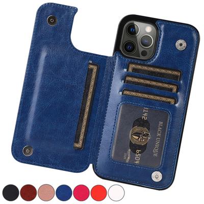 Wallet Card Slots Leather Case For Iphone 14 Pro Max 13 Pro Max 12 Pro Max 11 Pro Max Se 2022 X Xr Xs Max 8 7 6 6s Plus 5 5s Se