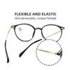 New Trend Blue Light Blocking Reading Glasses for Men Women Fashion Round Frame Presbyopia Eyewear Far Sight