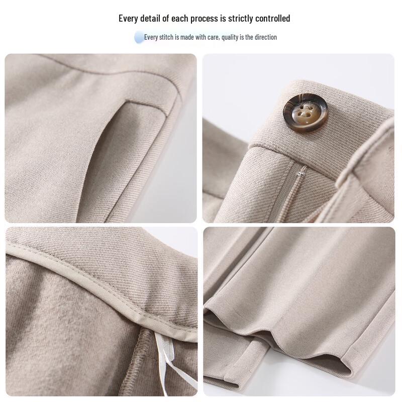 Demana Brushed Straight-Leg Women's Casual Trousers