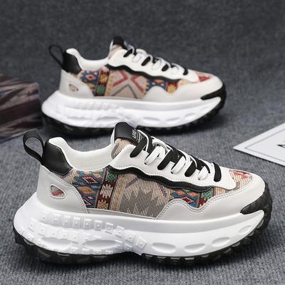 Mode CYYTL Plateau-Sneakers Mode Herrenschuhe Lässig Leder Tennis Outdoor Laufen Sport Wandern Designer Luxus Skateboard Slipper
