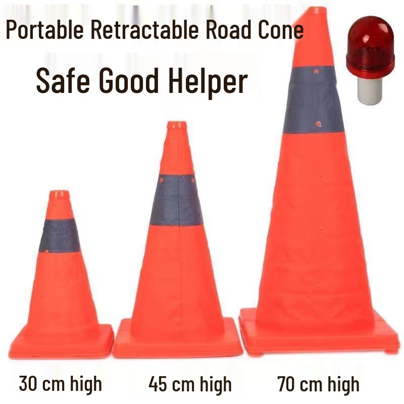OIMG Folding Telescopic Traffic Cone