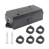 7 Way RV Power Distribution Box Waterproof Junction Box for For Trailers Campervans Caravans Boats with Color Coding