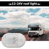 12-24V 24 LED Dome Light Interior Ceiling Lamp with Switch for RV Marine Yacht Independent Switch Design Power Saving