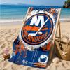 Ny Islanders Pride Strandtuch, Superweiche Mikrofaser, Perfektes Geschenk für Sie/Ihn, Geburtstag, für Pool, Strand, Reisen, Dekoration Strandparty