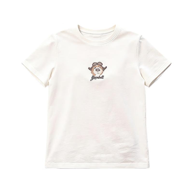 

GREEN BELT Pure Cotton Round Neck Short Sleeve T-shirt M