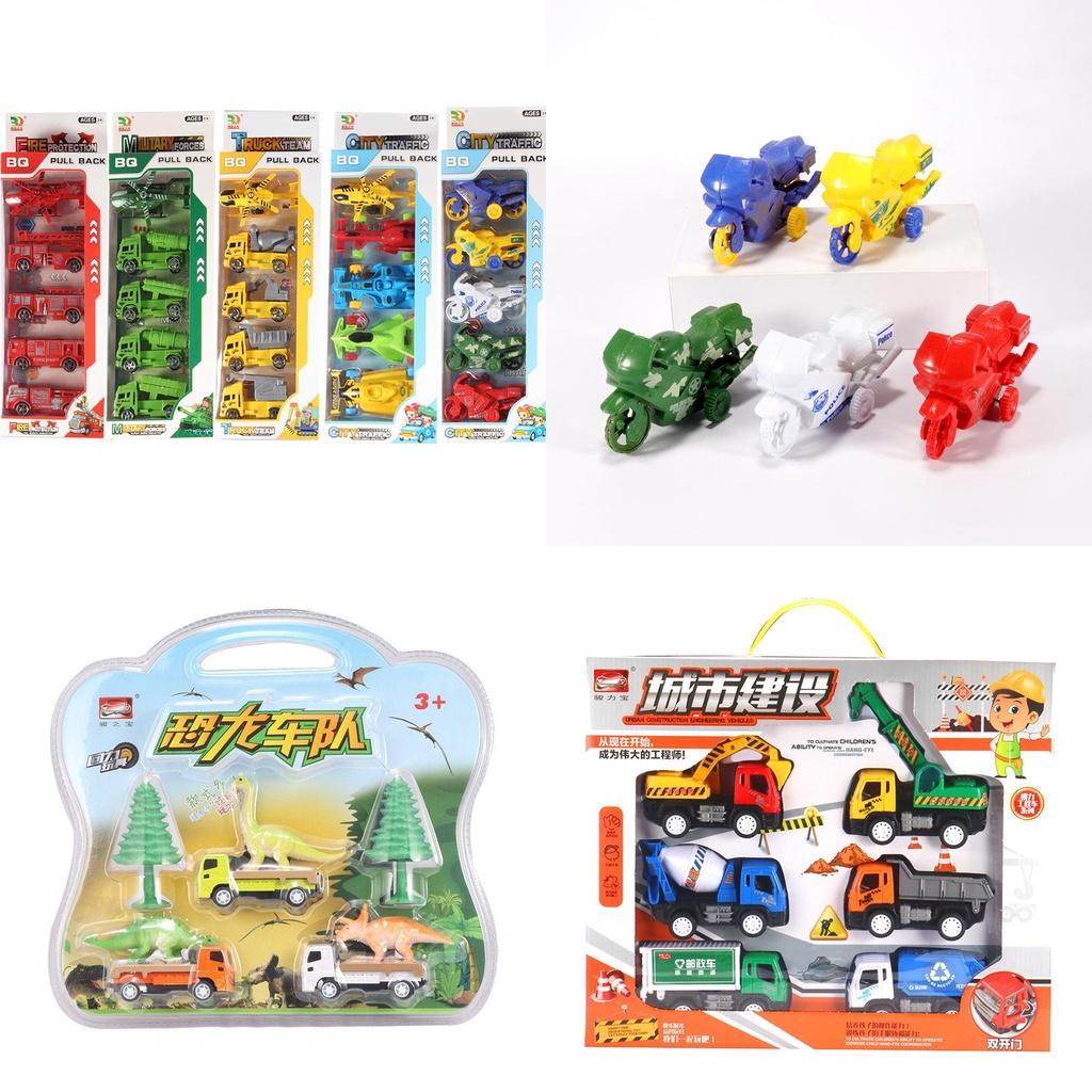 Toy Cars Truck Helicopter City Engineering Set With Safe Non-toxic Plastic For Kids