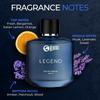Beardo LEGEND Perfume For Men 100ml, Eau De Parfum, Intense Fresh Musky Woody