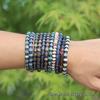 Retro Natural Turquoise Men's & Women's Bohemian Elastic Bracelet