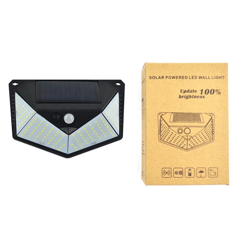 IP65 Waterproof LED Solar Lights Outdoor RIP Motion Sensor Wall Lamp 3 Modes Solar Powered Garden Patio Stairs Street Lights