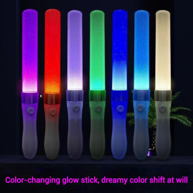Color Changing Glow Stick Kpop Lightstick Concert Support Stick LED Light Rods Wedding Party Time Halloween Lighting Decor