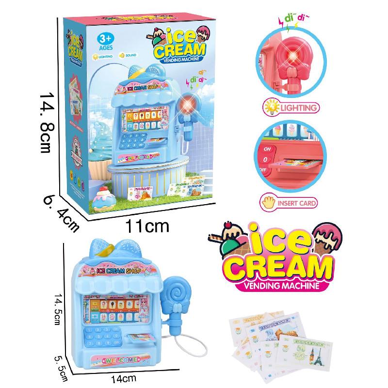 

Игрушечный кассовый аппарат миниатюрный звук свет функция интерактивный детский магазин Blue Lollipop