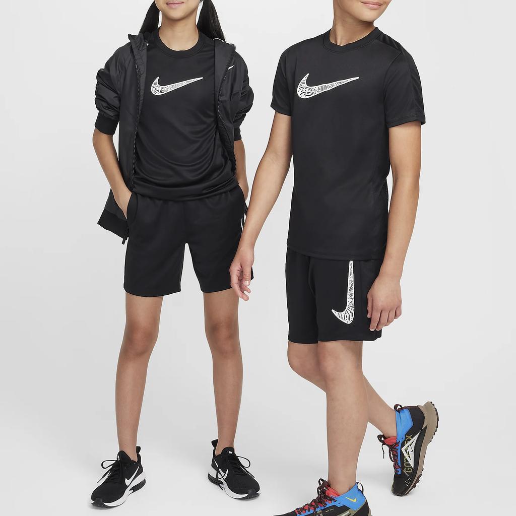 Nike Big Kids Dri-FIT Shorts Kids Shorts Black FZ5034-010