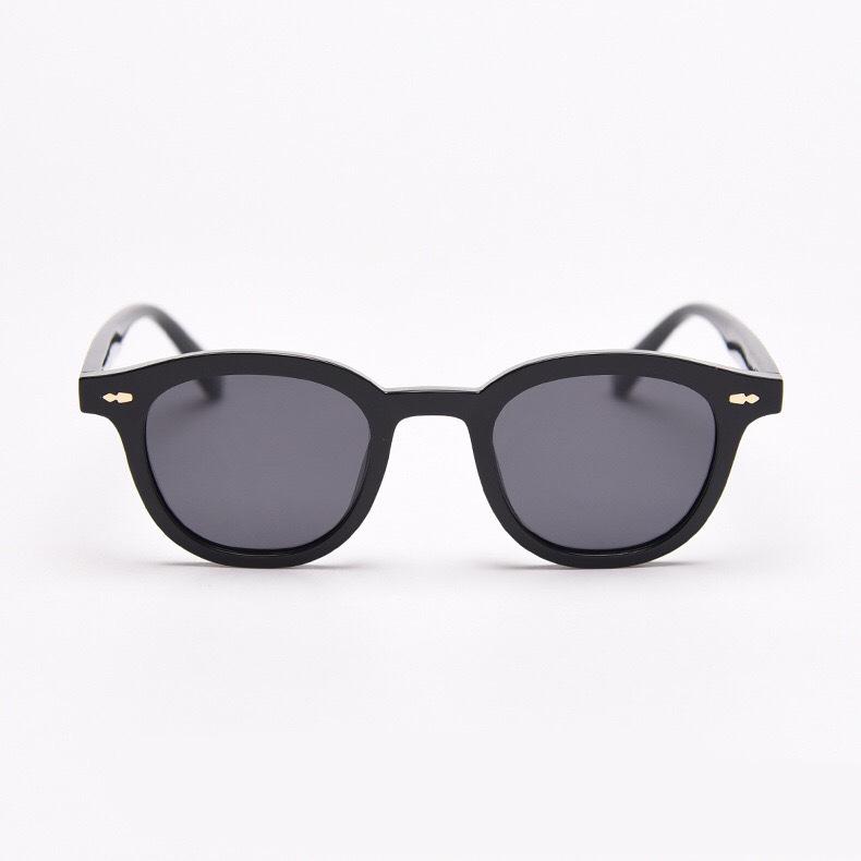 Trendy Women's Retro Round Frame Anti-UV Sunglasses