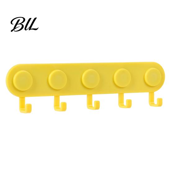 Integrated Hooks Magnetic Hook Rack with 5 Strong Magnetism No for Bags Drilling Easy Installation Organizer Keys Masks Hats