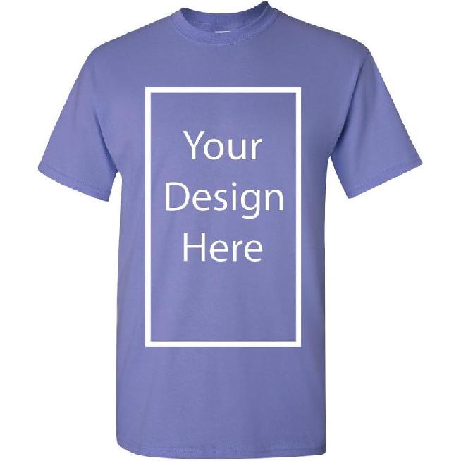 Add Your Own and Text Design Custom Personalized Adult T-Shirt Tee