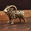 Mini Vintage Zinc Alloy Animal Goat Figurines Statue Home Decor Vintage Handcrafted For Desk Ornament