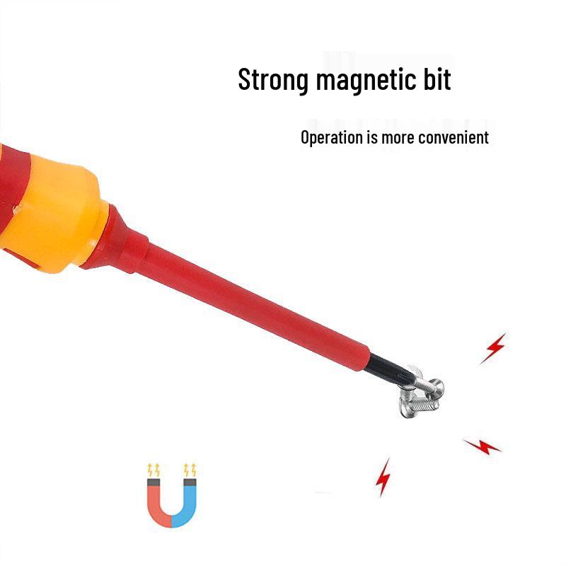 13-Piece Insulated Electrician Screwdriver Set - Phillips & Slotted, High Voltage Resistant S2.