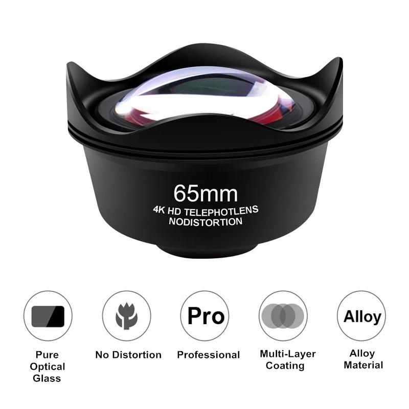 17MM Thread Phone Case for Iphone 15 Pro Max Plus ,2X Macro Lens Kit 65mm Lens No Distortion Phone Lenses for IPhone 15 Pro Max
