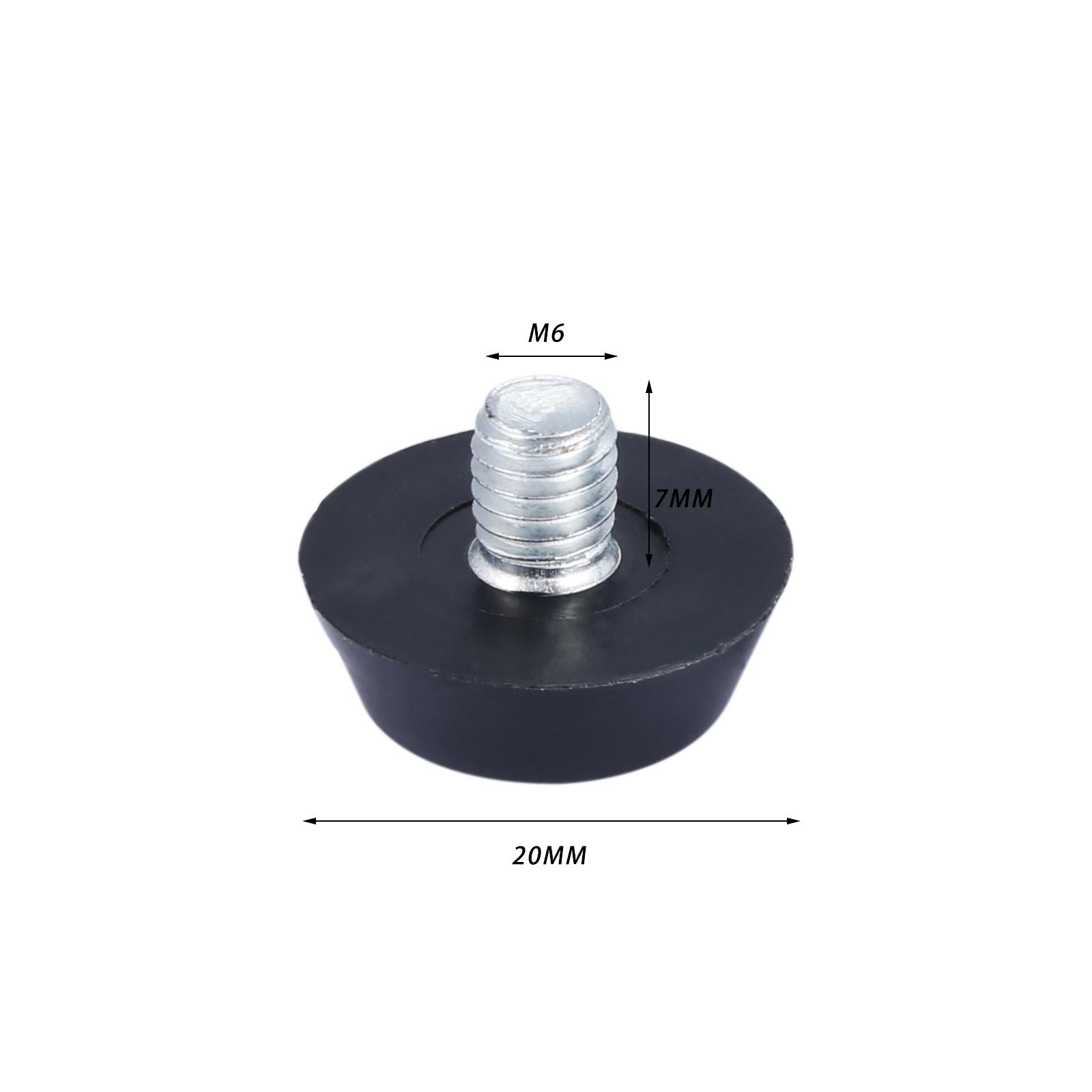 20 Pcs/lot Home Screw On Furniture Leveler Adjustable Leveling Glide Leg Foot Adjuster Levelers Pad for Table Desk M6 M8 Thread